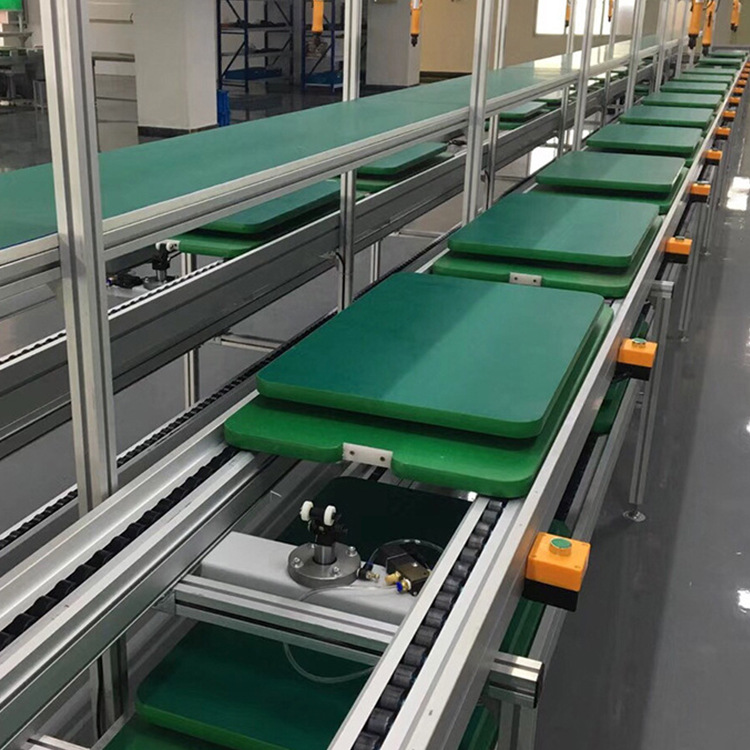 浙江手动推板线太阳能led充电灯倍速线生产循环输送线直销