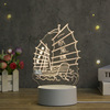 Cartoon acrylic creative table lamp, lights, street lamp, night light, 3D, creative gift