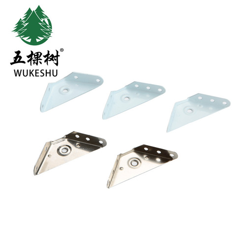 Thickened Triangular Fixed Corner Bracket Stainless Steel Hook with White Paint Bed Corner Support Hanging Cabinet Corner Bracket Furniture Hardware Accessory