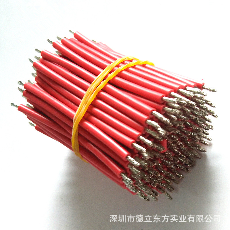 厂家直销 UL3239 18AWG 汽车专用线 3KV高压线 双头浸锡导线加工