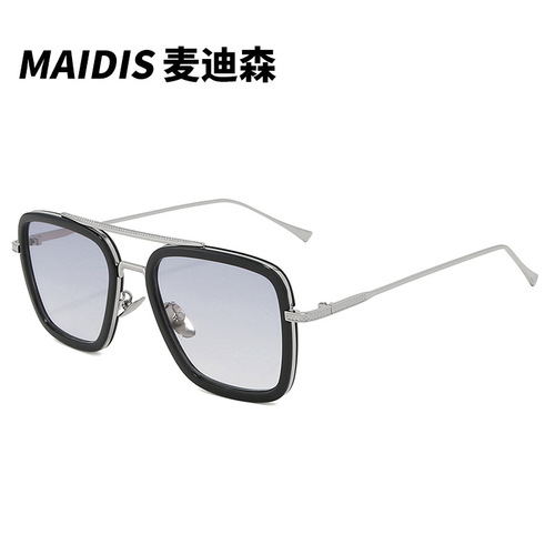 Jett 8071 Avengers 3 Iron Man Sunglasses Downey's Same Style Polarized Sunglasses Spider-Man Heroes Expedition Glasses