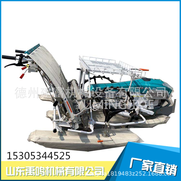 步进式手扶水稻插秧机四六行水田农用全自动汽油电启动栽苗育机