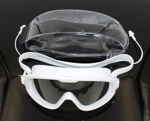 Silicone swimming goggles large frame high-definition waterproof and anti-fog swimming goggles for men, women, adults and children diving goggles equipment