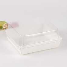 烘焙包装 班戟纸盒 天地盖 纸塑盒 PET透明盖 三明治 面包吐司盒