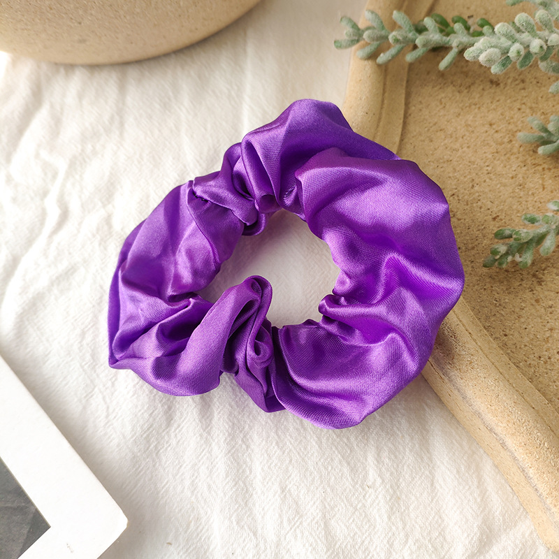 Fabric Rubber Band Solid Color Hair Scrunchies Wholesale Nihaojewelry display picture 45