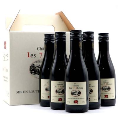 法国阿里卡玛歌村庄七木桶庄园AOC干红葡萄酒187ml小瓶红酒