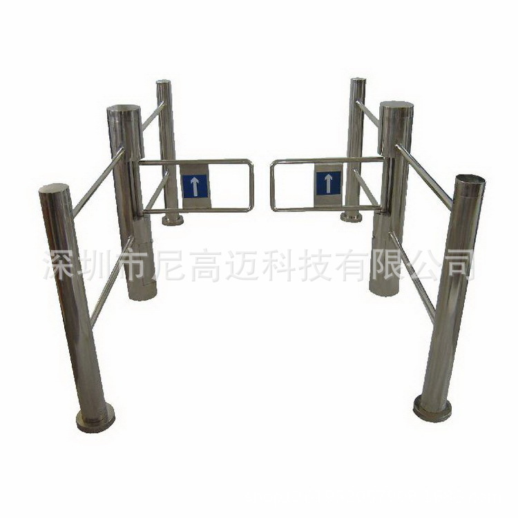 供应商场进出红外感应摆闸 手动圆柱摆闸 超市自动感应门圆柱摆闸