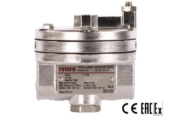 气动放大器 (1/2“ 不锈钢316型) YT-325