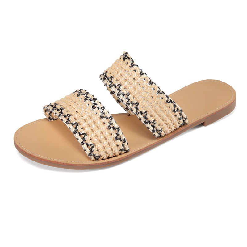 Nye mote alt-i-ett flate flip-flops sommer student tøfler_voghion.com