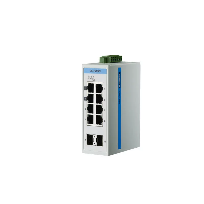 Taiwan Yahua 2 свет 8 электрический гигабитный Vigital ширина Тип EKI-5729FI-AE протокол Modbus/TCP