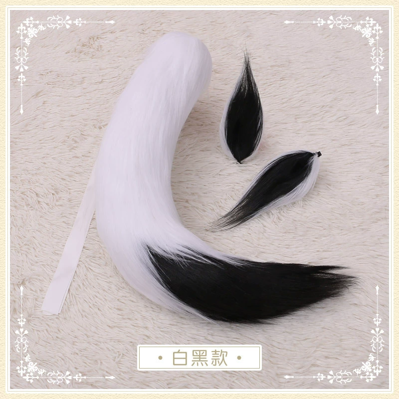 Tushan Susu cos cáo tai fox tail cosplay mũ đuôi handmade tai động vật kẹp tóc thiết lập tương lai