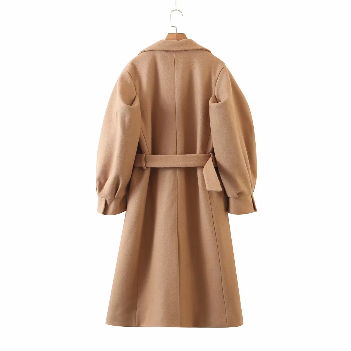 retro loose long woolen coat  NSAC16322