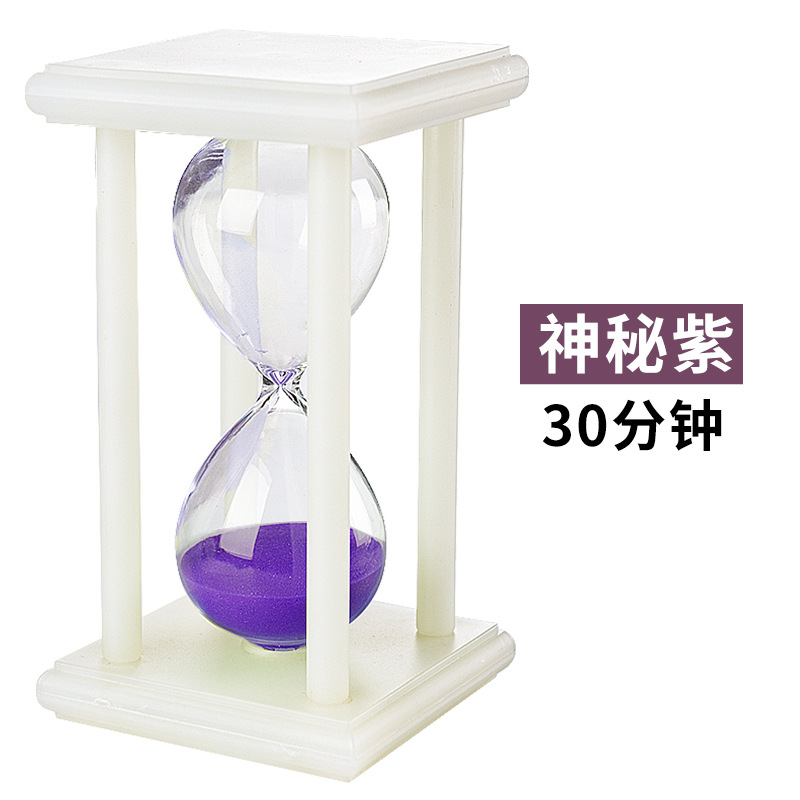 Suministro directo de fábrica temporizador de reloj de arena 3/30 minutos Reloj de arena luminoso resistente a la gota de los niños