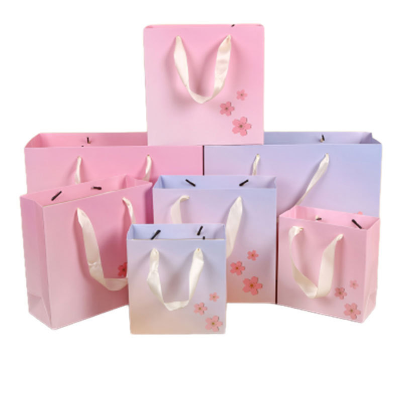 礼品袋 礼物袋清新纸袋服装袋子送礼回礼袋手提袋