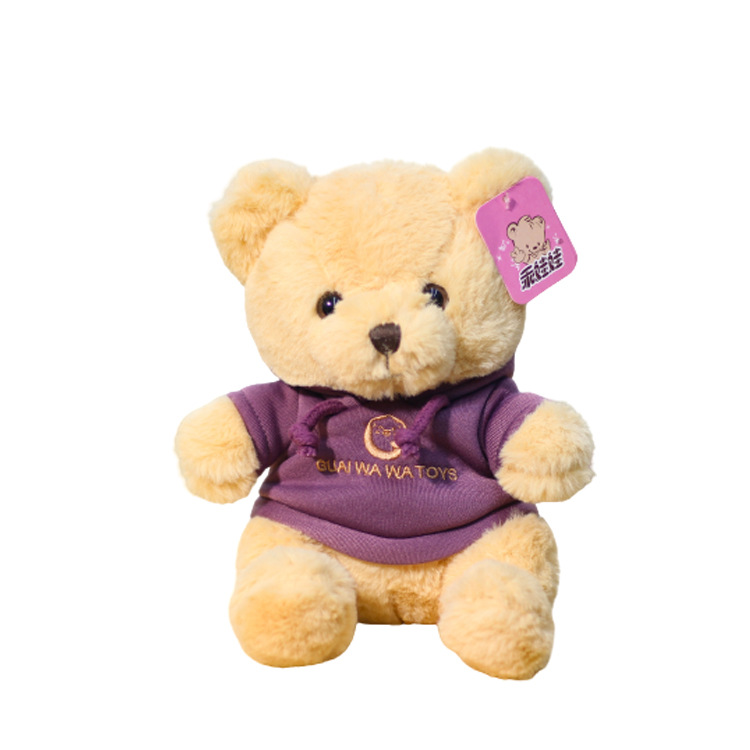 Nuevo en stock lindo conejo suéter de piel oso de peluche muñeca de juguete para niñas y niños muñeca de regalo de cumpleaños de vacaciones