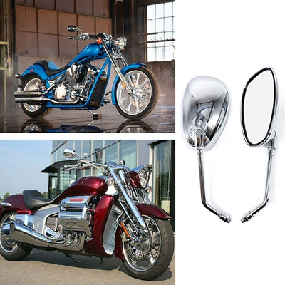 Diamond Leopard Electroplated Rear-View Mirror Motorcycle Rear-View Mirror Refitting Personality Oval Universal Electric Vehicle Reflectors Hot Selling Style (Car mirror)