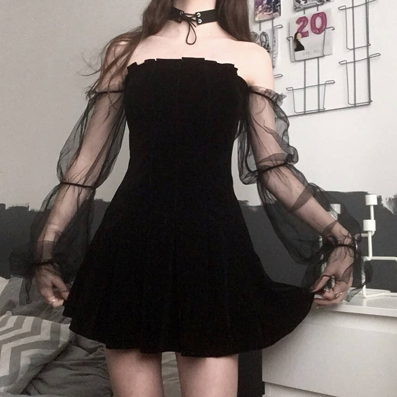 soft goth dress