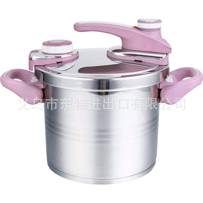 304 stainless steel pressure cooker, household gas induction cooker, universal pressure cooker, explosion-proof pressure cooker for export detail image 2