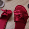 Slippers, footwear with bow indoor, plus size