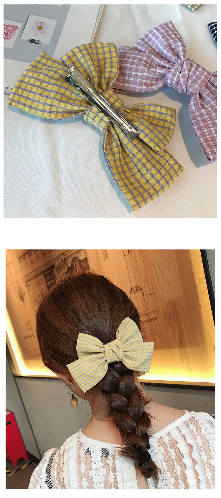 New Fashion  Korea Bow Hairpin  Wholesale display picture 4