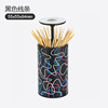 Anya simplicity Chinese toothpick bottle toothpick barrel Personal creativity Portable living room Household automatic press toothpick