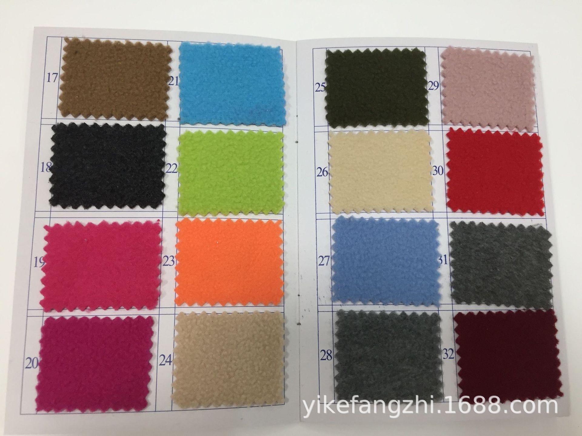 新款现货 单双面摇粒绒加绒抓绒面料 卫衣服装外套保暖毛绒布料-阿里巴巴