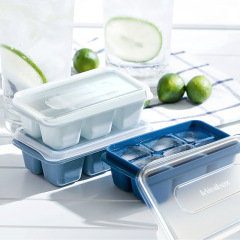 Silicone Ice Cube Tray for Making Ice Cubes, DIY Baby Food Ice Maker, Home Use Small Rapid Freezer, Refrigerator Ice Cube Mold