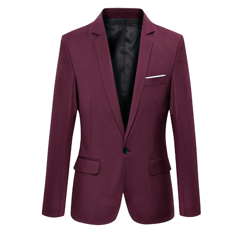 Fall 2019 new men's casual suit Korean version slim fit versatile fashion men's small suit men's casual coat
