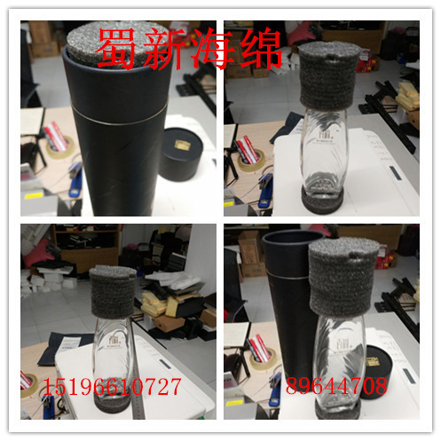 厂家直销黑色珍珠棉表绒布防震包装海绵泡沫/成型异形包装海绵