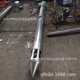 加工定做倾斜管式螺旋提升机  滑石粉螺旋上料输送机图片 科达