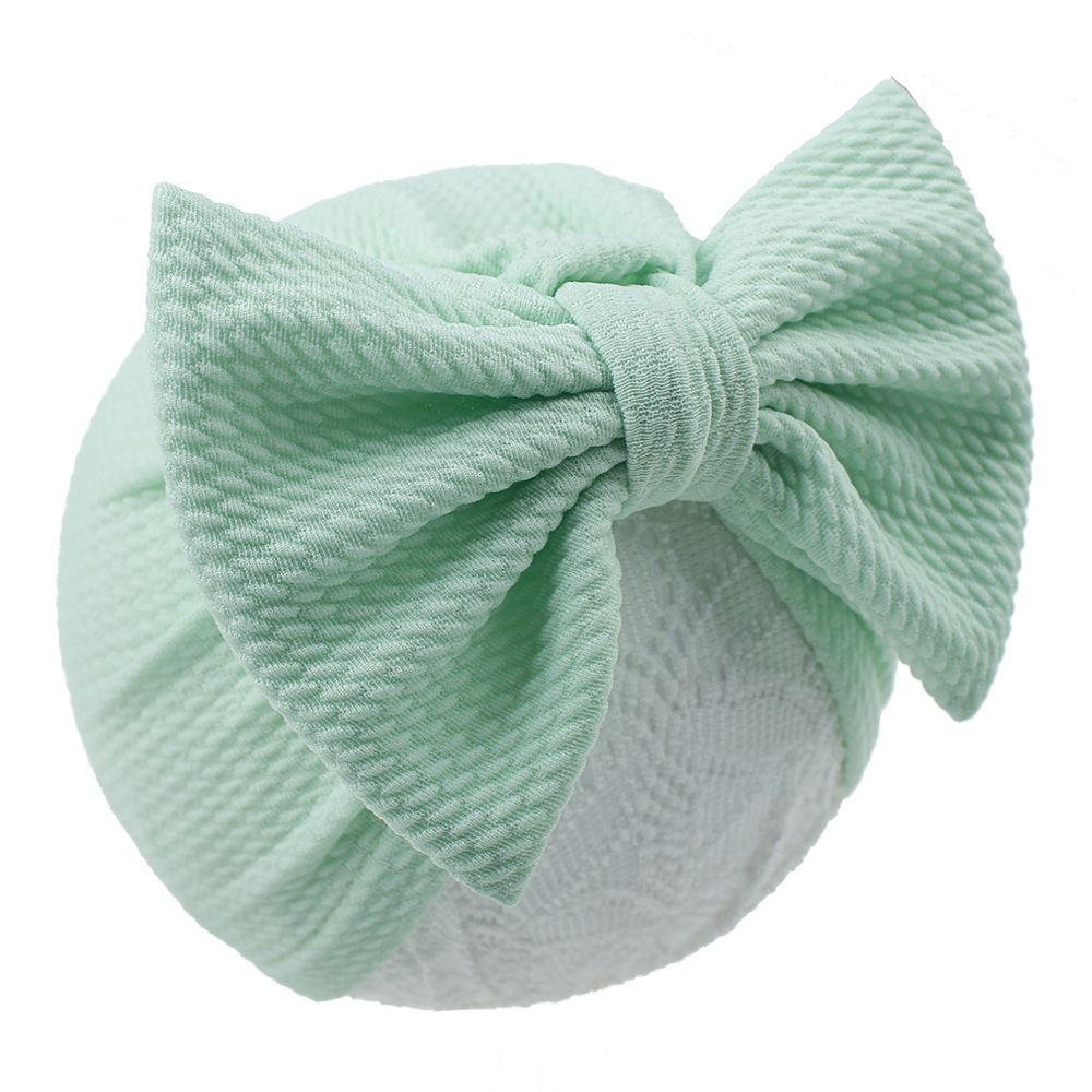 Big Bow Baby Hat 18 Colors New Baby Hat Wholesale display picture 24