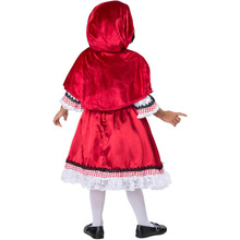 S-XL萬聖節服裝 女童 兒童 角色扮演可愛動漫小紅帽舞台裝 表演服