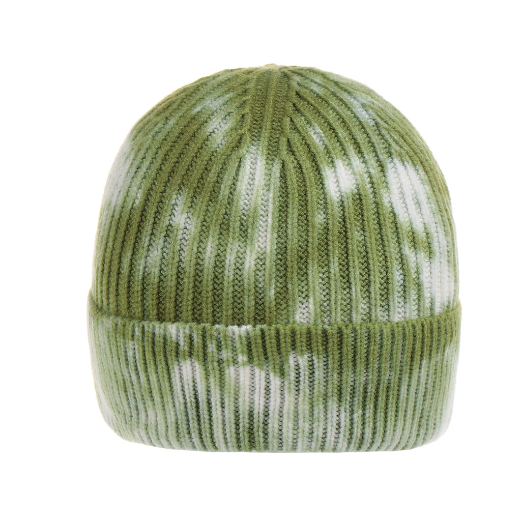 Autumn And Winter Knitted Tie-dye Cap display picture 9
