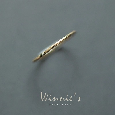 wish hot sale 925 sterling silver plated with 14k gold manufacturer wholesale foreign trade style very simple basic style stacking ring