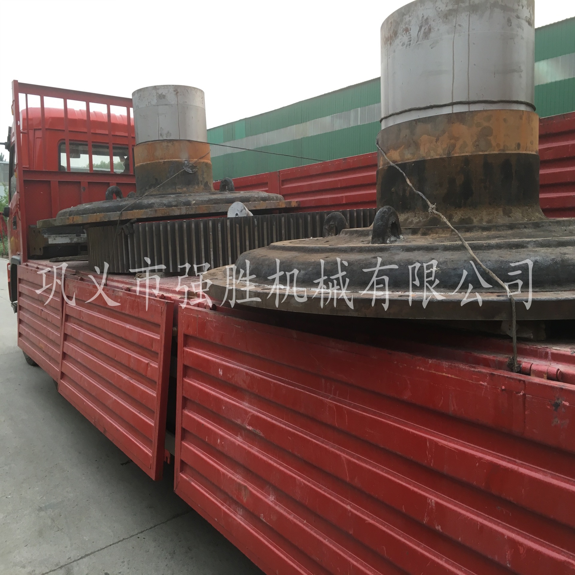 生产多种型号球磨机端盖 球磨机磨头大齿轮批量制作