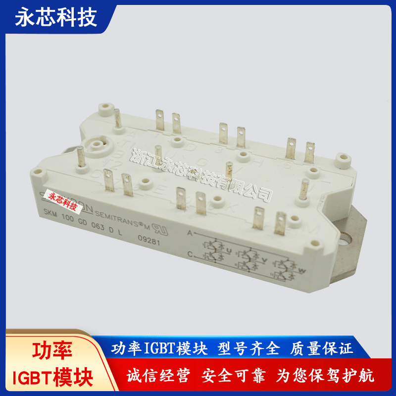 全新原装功率IGBT模块SKM100GD063DL现货供应