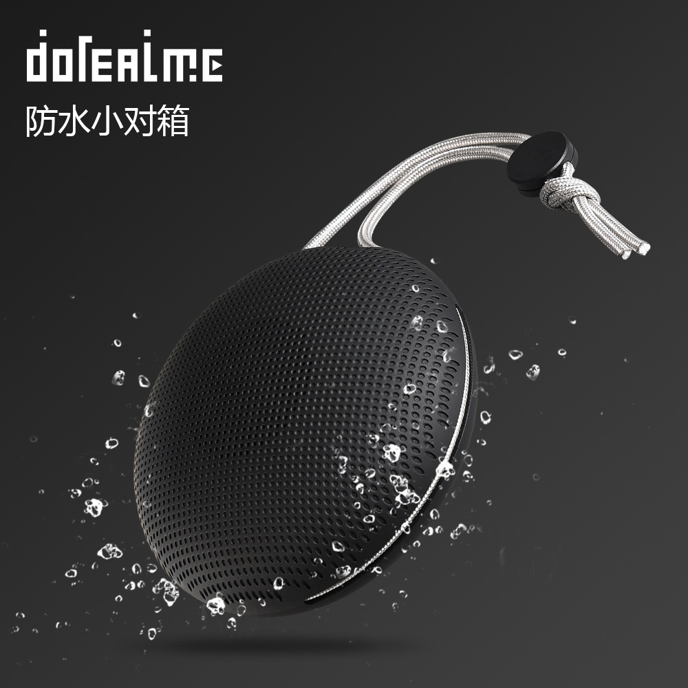 Leshang F5 new pattern Bluetooth Speaker outdoors waterproof IPX4 Mini Wireless TWS Antithetical couplet Small stereo factory Direct selling
