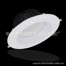 10寸筒灯外壳 LED筒灯套件4寸6寸8寸10寸 压铸铝嵌入式