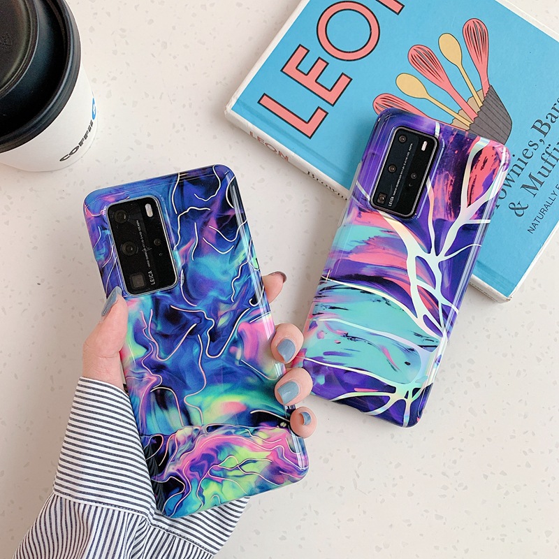 Fashion Laser Marble Mobile Phone Shell Wholesale Nihaojewelry display picture 3