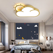跨境2020年LED吸顶灯现代简约云朵儿童房灯北欧创意小孩房间灯具