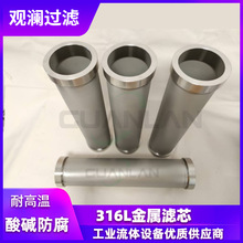 316L金屬微孔管 不銹鋼燒結濾芯 粉體真空上料抽氣濾芯89/159濾管