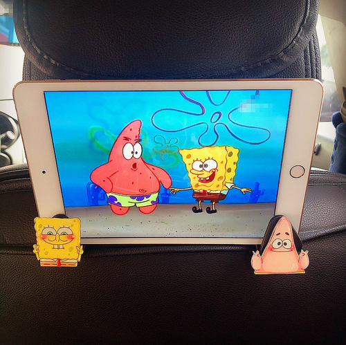 Car seat back hook cartoon multi-functional hidden storage cute car interior accessory small hook