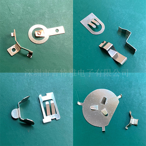 CR2032纽扣电池负极弹片CR2450电池弹片磷铜不锈钢通用