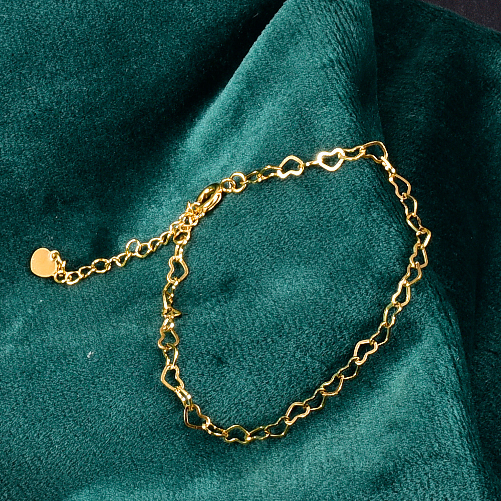 Nihaojewelry Cute Hollow Heart Shape Stitching Bracelet Wholesale Jewelrypicture6