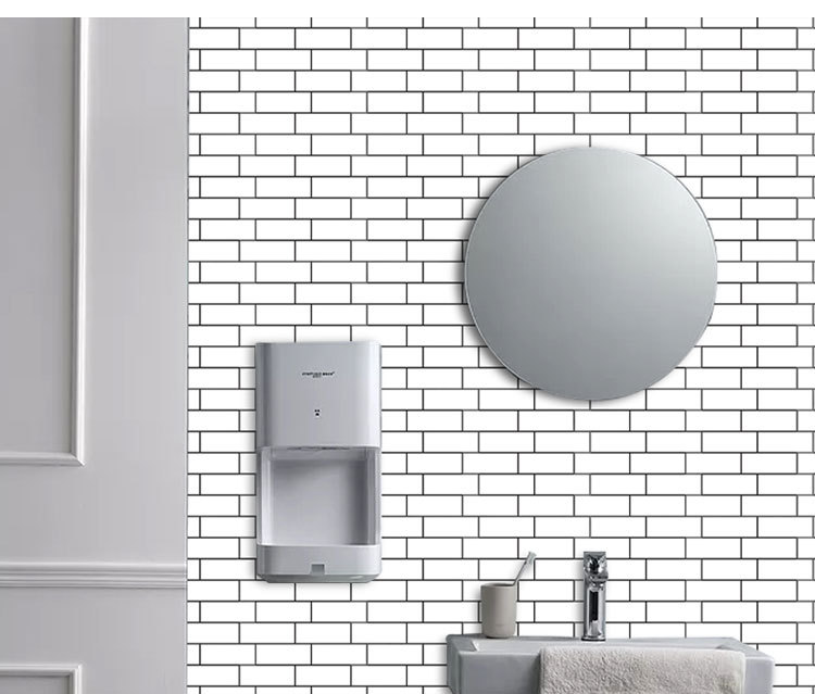Nordic minimalista piccolo mattone bianco adesivo da cucina a prova di olio adesivo autoadesivo da parete adesivo da parete ristrutturazione del bagno_voghion.com