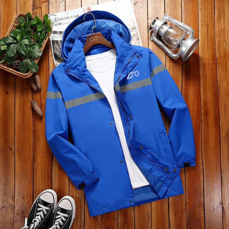 中通快递工作服定制秋冬加绒三合一冲锋衣服外套工装定做印字logo