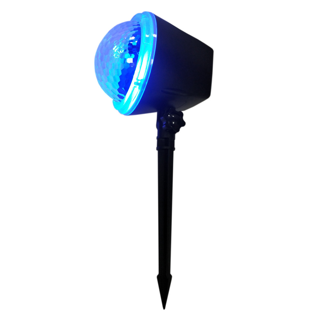 七彩LED水波纹投影灯海洋灯 水纹灯氛围灯小夜灯圣诞灯