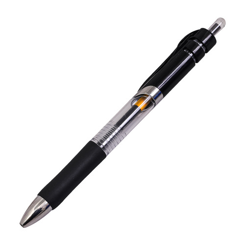 Simple bullet press pen student exam press-type gel pen learning office stationery signature ink pen black