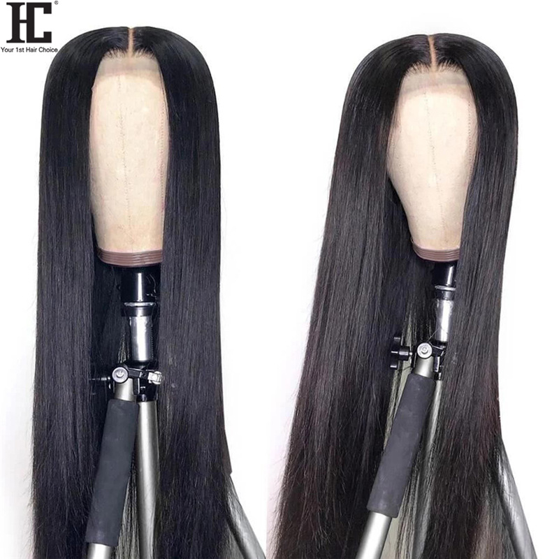 Real human hair wig 13*1 lace wigs hair...