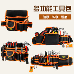Electrician fanny pack canvas multifunctional tool bag construction site tools oxford cloth carpentry work fitter electrician bag repair